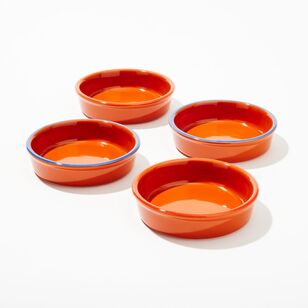 Miguel Maestre Terracotta 4 Piece 12.5 cm Tapas Bowl Red & Blue