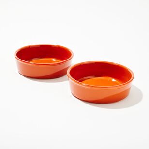 Miguel Maestre Terracotta 2 Piece 18 cm Tapas Bowl Red