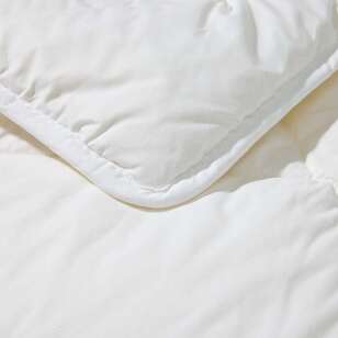 Tontine 350 GSM Washable Australian Wool with Cotton Cover White