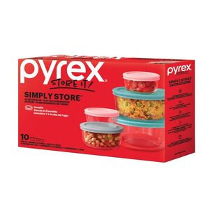 Pyrex Simply Store Glass Storage 10 Piece Set