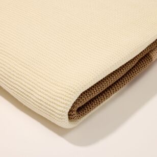 Soren Hali Knitted Throw Natural 130 x 170 cm