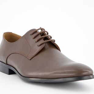 JC Lanyon Men's Henry Lace Up Business Shoes Brown