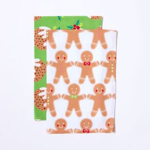 Soren Gingerbread 45 x 70 cm Tea Towel Set of 2