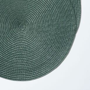 Soren Orion 38 cm Diameter Placemats Set of 4 Green