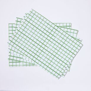 Chyka Cotton 33 x 48 cm Placemat 4 Pack Green Check