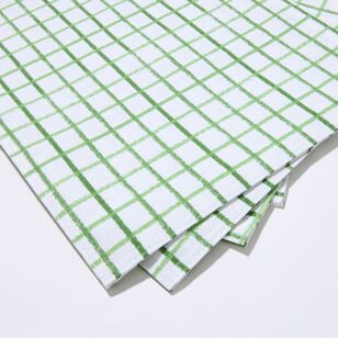 Chyka Cotton 33 x 48 cm Placemat 4 Pack Green Check