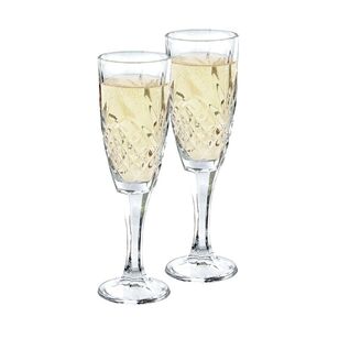 Elysian Sander Champagne Flutes Set of 4