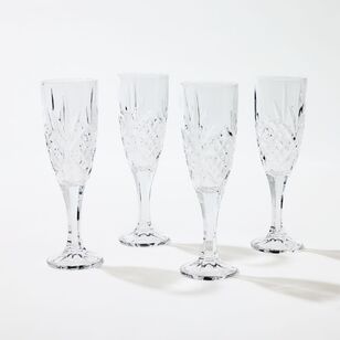 Elysian Sander Champagne Flutes Set of 4