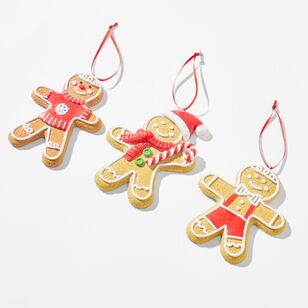 Soren Gingerbread Tree Decoration Set of 3