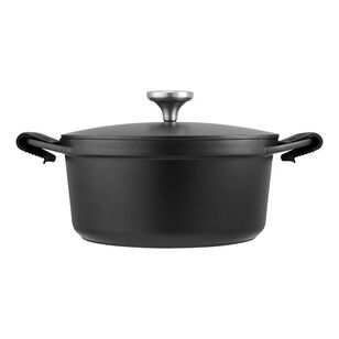 Maxwell & Williams Agile 4.2L Non-Stick Casserole Pot Black