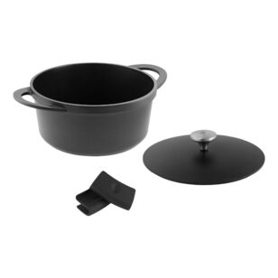 Maxwell & Williams Agile 4.2L Non-Stick Casserole Pot Black