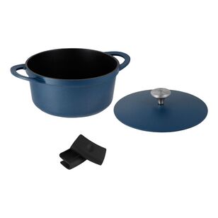 Maxwell & Williams Agile 4.2L Non-Stick Casserole Pot Navy