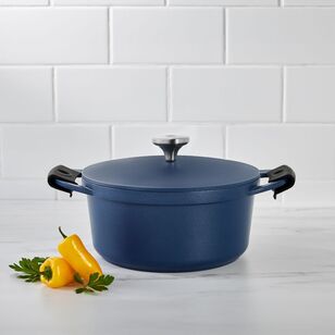 Maxwell & Williams Agile 4.2L Non-Stick Casserole Pot Navy