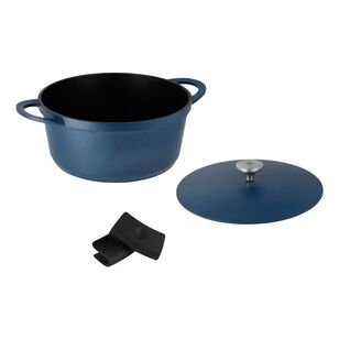 Maxwell & Williams Agile 6.3L Non-Stick Casserole Pot Navy