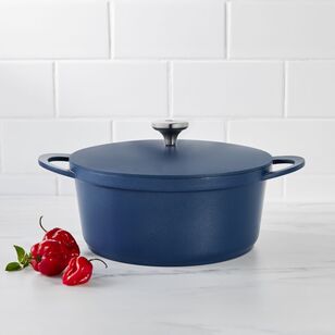 Maxwell & Williams Agile 6.3L Non-Stick Casserole Pot Navy