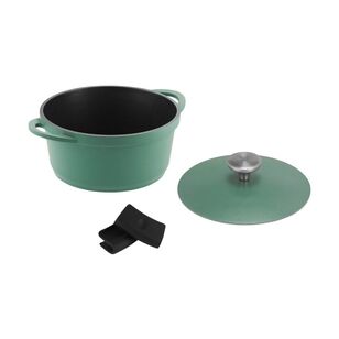 Maxwell & Williams Agile 2.4L Non-Stick Casserole Pot Sage