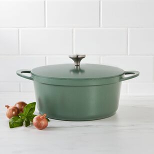 Maxwell & Williams Agile 6.3L Non-Stick Casserole Pot Sage