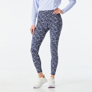 FILA Women's Taylor 7/8 Leggings Navy & Print