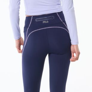 FILA Women's Gia 3/4 Leggings Navy