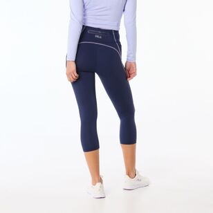 FILA Women's Gia 3/4 Leggings Navy