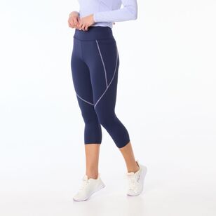 FILA Women's Gia 3/4 Leggings Navy