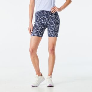 FILA Women's Taylor Bike Shorts Navy & Print