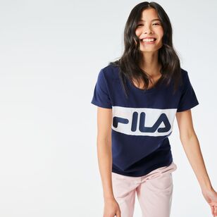 FILA Women's Lydia Tee Navy