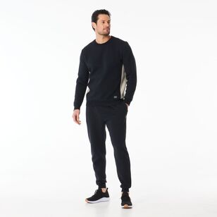 NMA Men's Crew Neck Sweat With Logo Black