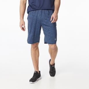 NMA Men's 8 Inch Space Dye Shorts Navy