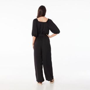 Leona Edmiston Ruby Women's Square Neck Jumpsuit Black