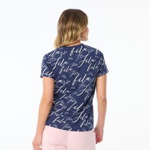 FILA Women's Rylee Tee Navy