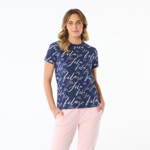 FILA Women's Rylee Tee Navy