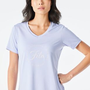 FILA Women's Andrea Quick Dry Tee Lavender Marle