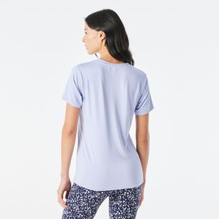 FILA Women's Andrea Quick Dry Tee Lavender Marle