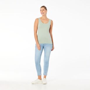 Khoko Collection Women's Seamless Tank Sage