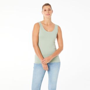 Khoko Collection Women's Seamless Tank Sage