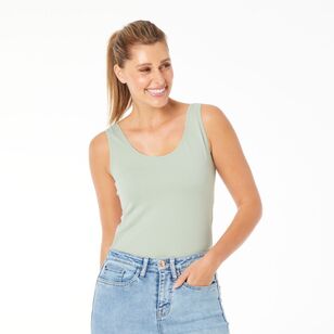 Khoko Collection Women's Seamless Tank Sage