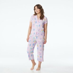 Care Bears Women's Woven Pyjama Set Pink