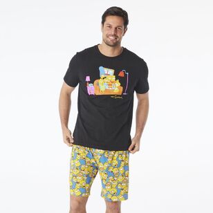 Disney The Simpsons Short Sleeve PJ Gift Box Set Black