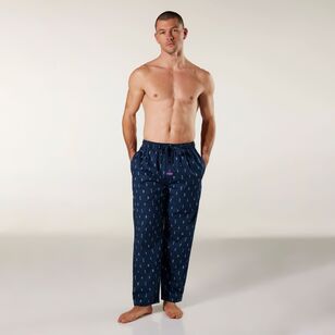 Mitch Dowd Men's Flint Cotton Sleep Pants Navy