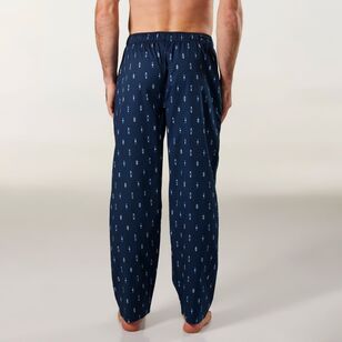 Mitch Dowd Men's Flint Cotton Sleep Pants Navy