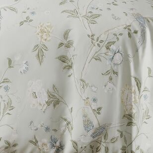 Laura Ashley Summer Palace Cotton Quilt Cover Set Pale Green