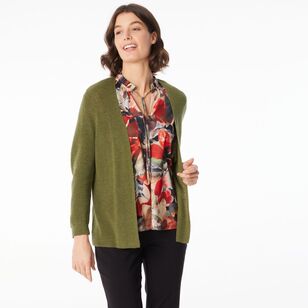 Jane Lamerton Women’s Cross Back Cardigan Khaki