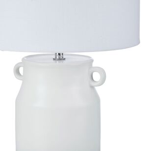 Amalfi Quentin Ceramic 44.5 cm Table Lamp White
