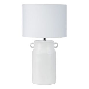 Amalfi Quentin Ceramic 44.5 cm Table Lamp White