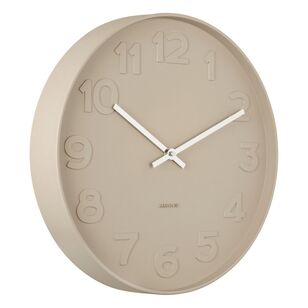 Karlsson Mr Brown Wall Clock Brown