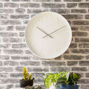 Karlsson Mr White Wall Clock White