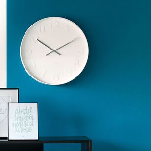 Karlsson Mr White Wall Clock White