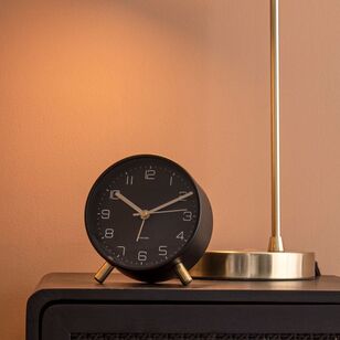 Karlsson Lofty 11 cm Alarm Clock Black