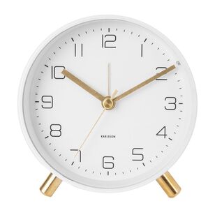 Karlsson Lofty 11 cm Alarm Clock White